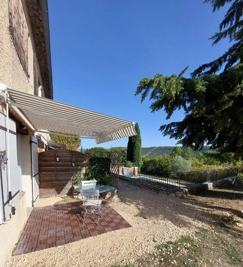 Logement D'Exception Pres Du Colorado Provencal Dans Une Residence Au Calme Avec Piscine Offrant Une Vue Imprenable Sur Le Luberon Depuis Sa Terrasse Viens 公寓
